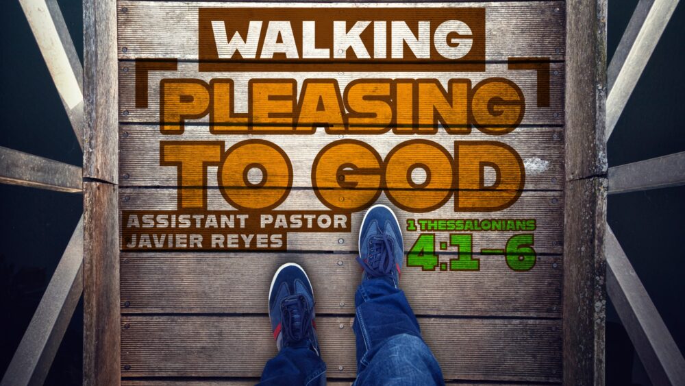 Walking Pleasing with God Image